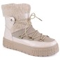 Filippo W PAW475B insulated leather platform boots, beige