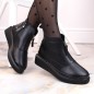 Leather insulated ankle boots with zipper Filippo W PAW483 black