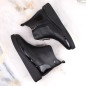 Leather insulated ankle boots with zipper Filippo W PAW483 black