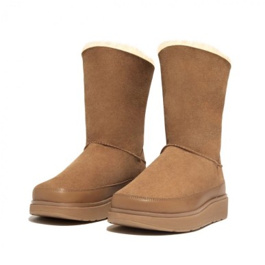 FitFlop GEN-FF Short Double-Faced Shearling Boots W GO9-A69