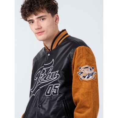 Giacca Bomber Fubu Varsity Block Giacca in velluto a coste M 6075110