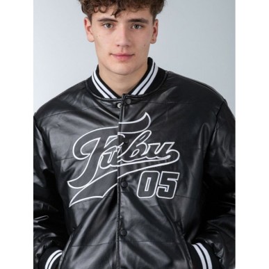 Fubu Varsity Leather Jacket M 6075111