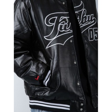 Fubu Varsity Leather Jacket M 6075111