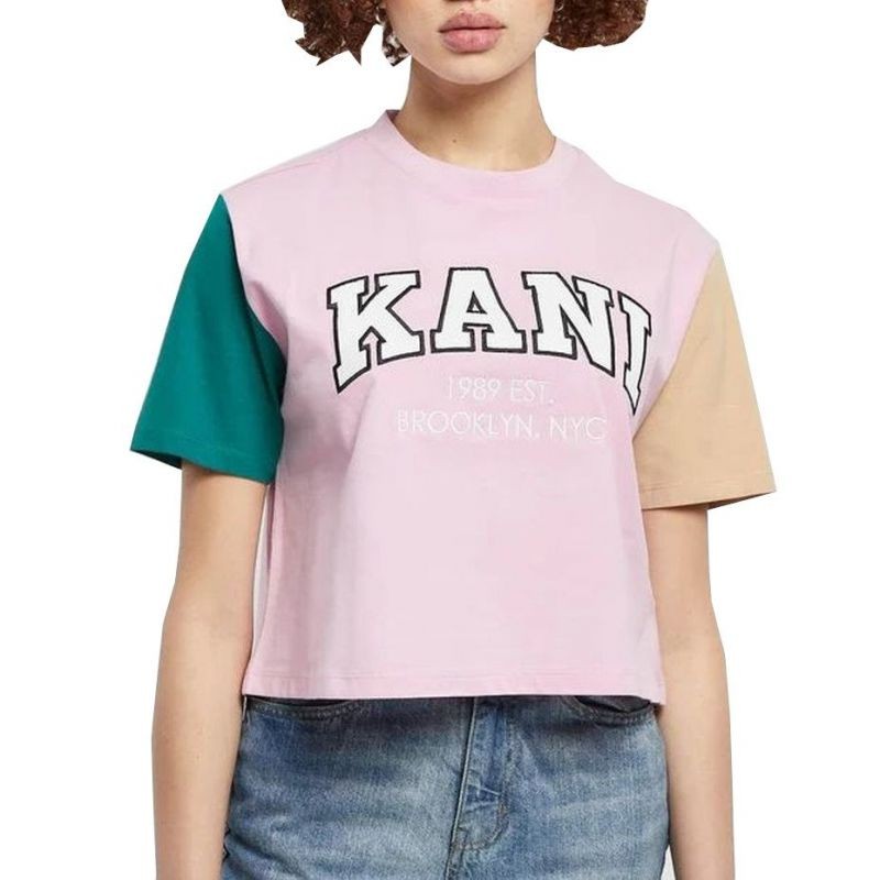 T-shirt Karl Kani Serif Crop Block Tee W 6130859