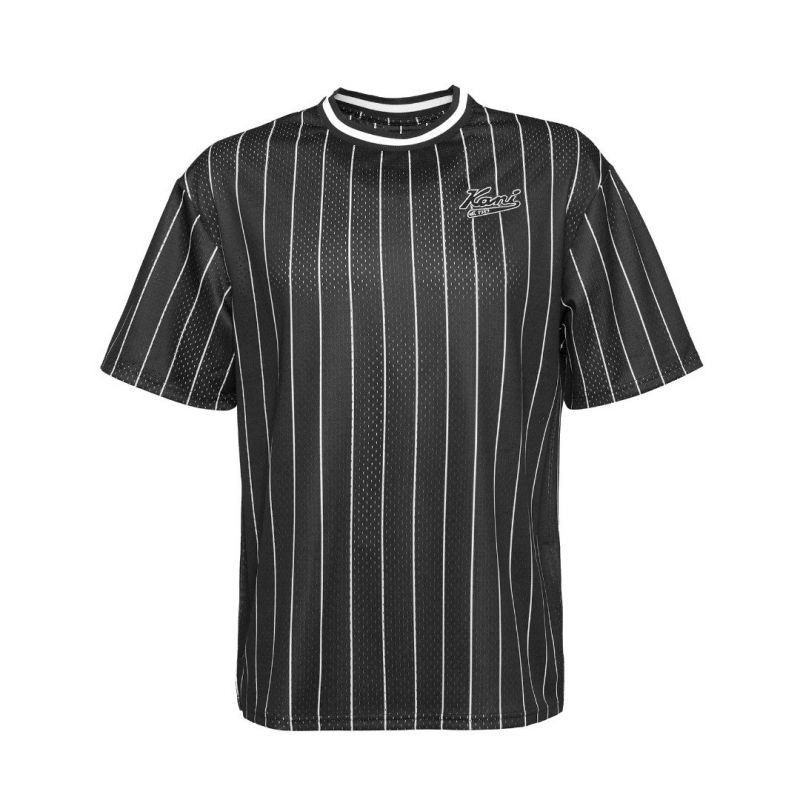 Karl Kani Chest Varsity Pinstripe Mesh Tee Light M 6038524