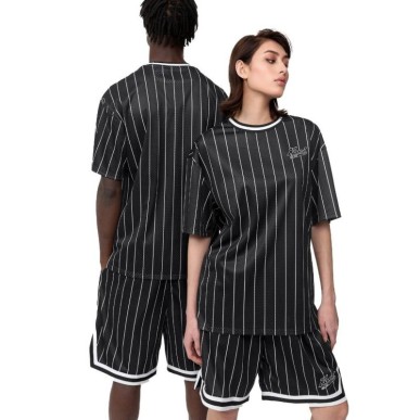 Karl Kani Chest Varsity Pinstripe Mesh Tee Light M 6038524