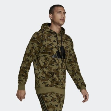 Felpa con cappuccio Adidas FI Camo Hoody M HA5834