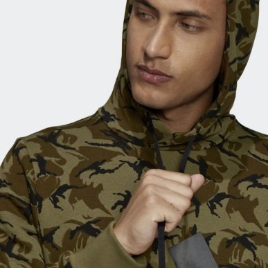 Felpa con cappuccio Adidas FI Camo Hoody M HA5834