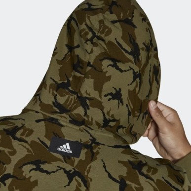 Felpa con cappuccio Adidas FI Camo Hoody M HA5834