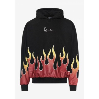 Karl Kani Small Signature Flame Os Hoodie M 6021649