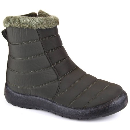 Potocki W WOL198A green insulated flat snow boots