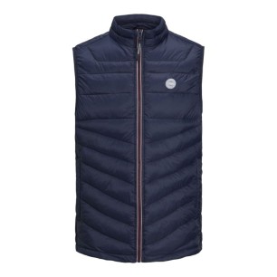 Gilet con colletto scaldacollo Jack & Jones JJHero 12211790 Blazer blu scuro/contrasto