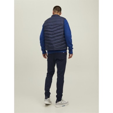 Gilet con colletto scaldacollo Jack & Jones JJHero 12211790 Blazer blu scuro/contrasto