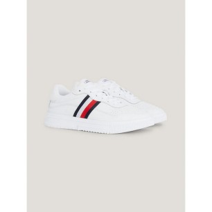 Tommy Hilfiger Supercup Lealther M STRIPES shoes FM0FM04824YBS