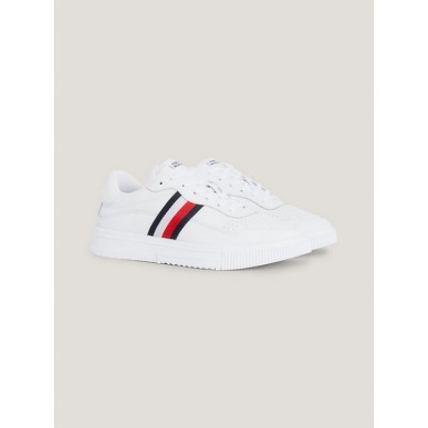 Scarpe Tommy Hilfiger Supercup Lealther M STRIPES FM0FM04824YBS