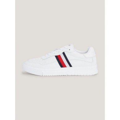 Scarpe Tommy Hilfiger Supercup Lealther M STRIPES FM0FM04824YBS