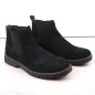 Filippo M PAW499A black leather slip-on Chelsea boots