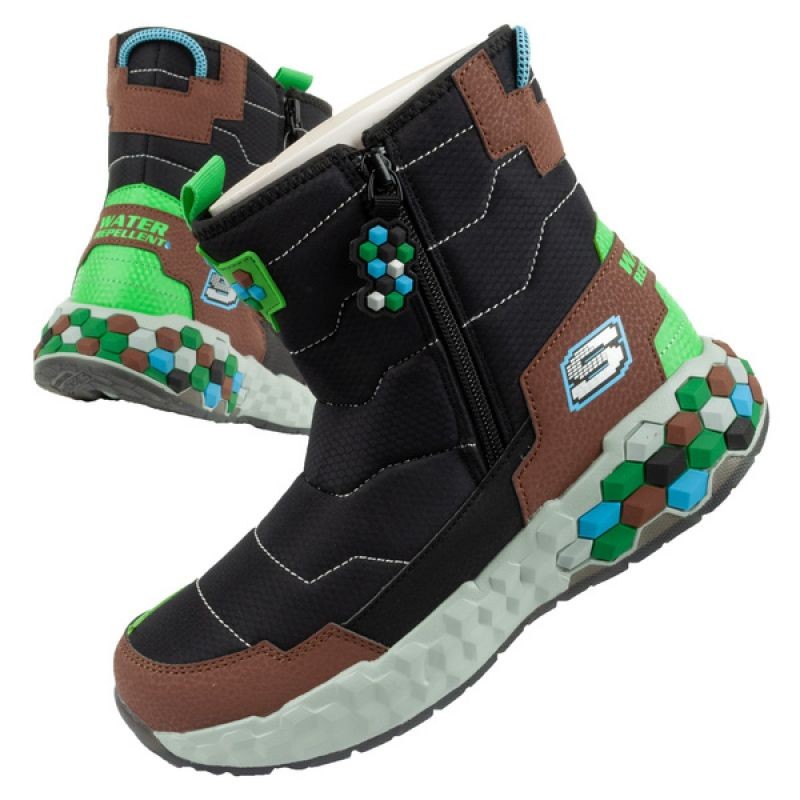 Stivali da neve Skechers Jr 402216L/BKBR