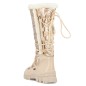 Rieker W RKR640 stivali da neve alti impermeabili, beige