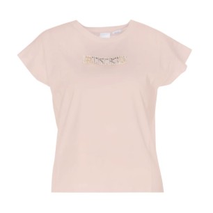 Pinko Interlock T-shirt + Logo Strass W 101609A12H