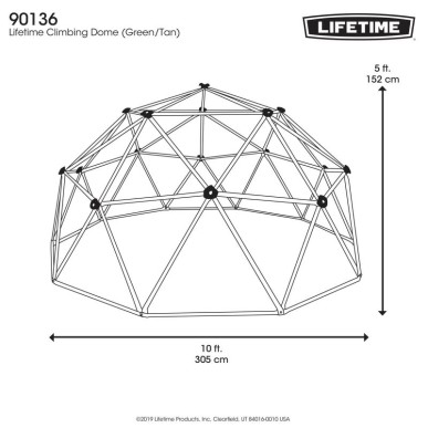 CUPOLA A VITA PER ARRAMPICATA GEODOME 90136