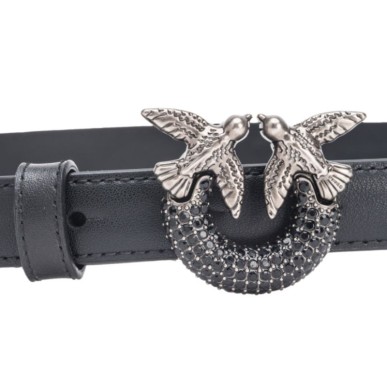 Pinko belt with crystals H2 W 100143A110 black