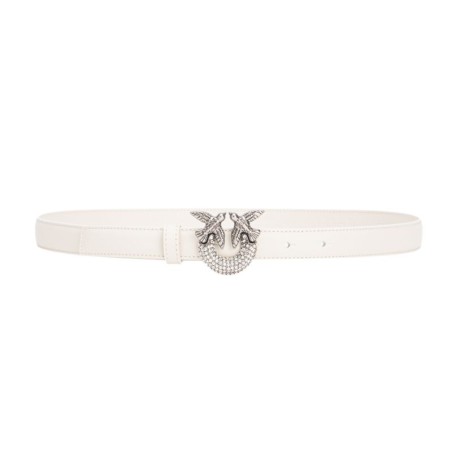 Pinko belt with crystals H2 W 100143A110 white