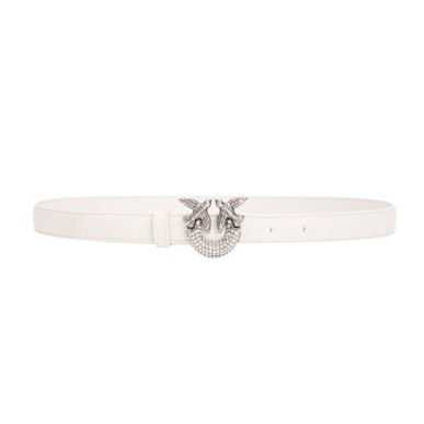 Pinko belt with crystals H2 W 100143A110 white