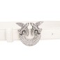 Pinko belt with crystals H2 W 100143A110 white