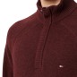 Tommy Hilfiger Multi Htr Lambswool Zip Mock Maglione M MW0MW27759