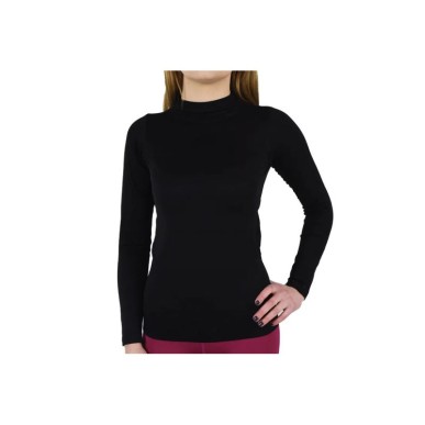 GymHero Longsleeve Seamless T-shirt W 766-BLACK