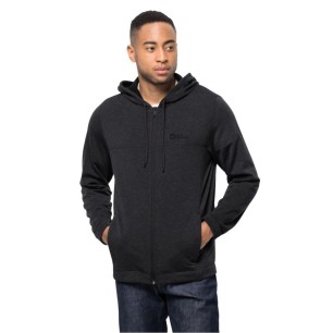 Felpa con cappuccio Jack Wolfskin Waldsee Hooded Jkt M 1710701-6000