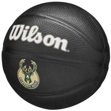 Wilson Team Tribute Milwaukee Bucks Mini Ball WZ4017606XB basket