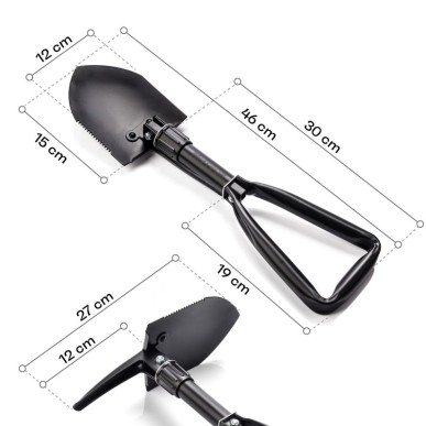 Meteor folding shovel 46 cm 16562