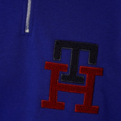 Felpa Tommy Hilfiger Thl Essentials Half Zip Top M MW0MW27383